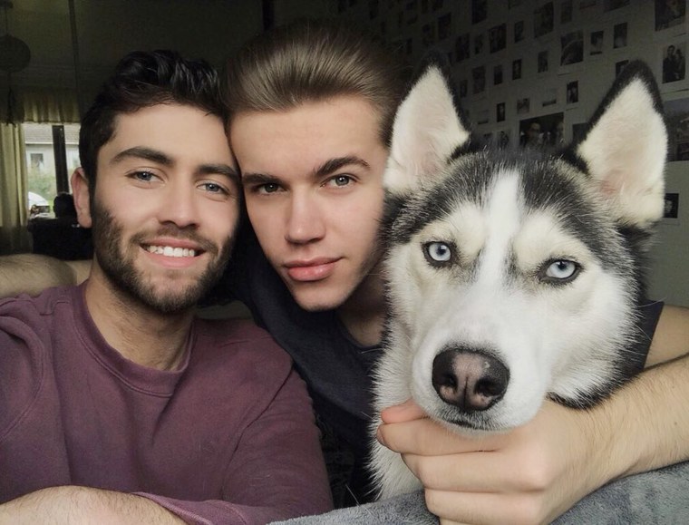 Liam Rice, Jack and his pet dog Luna