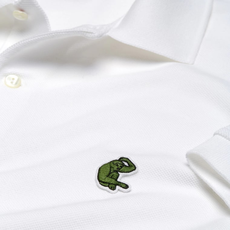 Lacoste replaces shop iconic crocodile