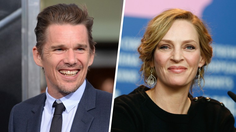 Ethan Hawke and Uma Thurman