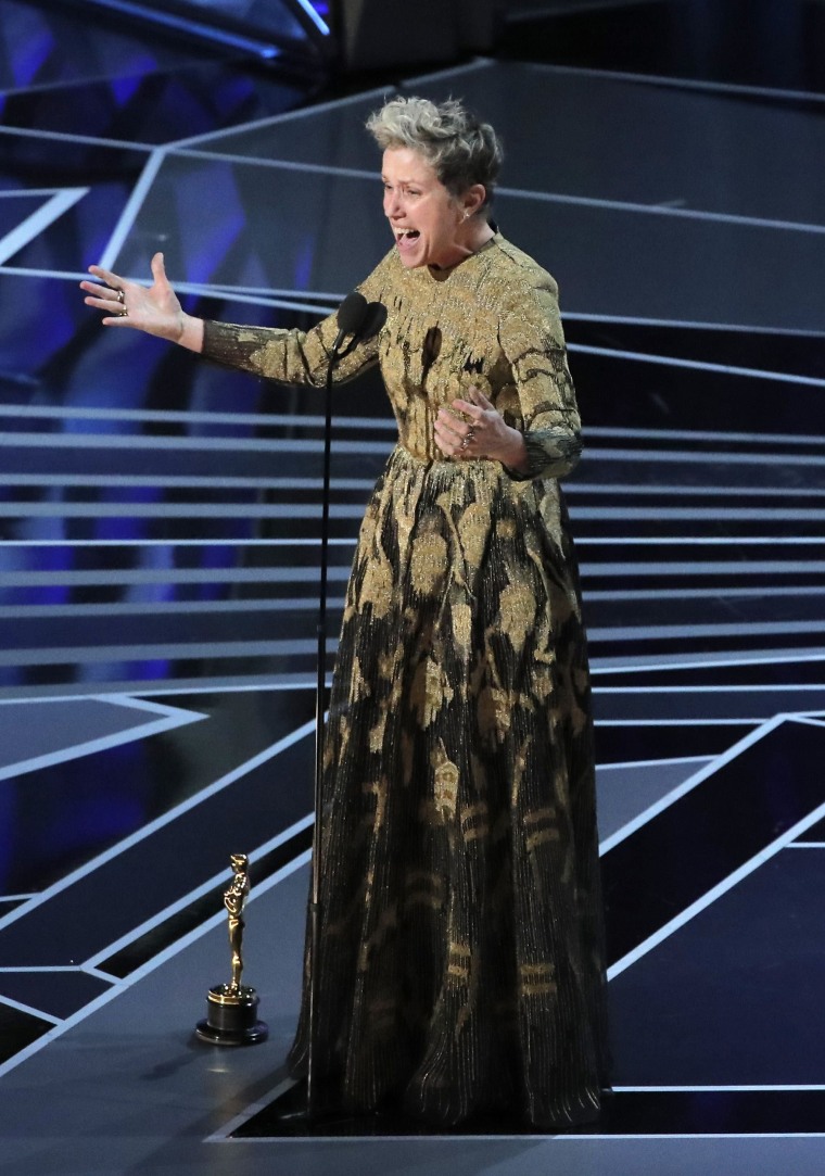 Frances mcdormand best sale oscar dress