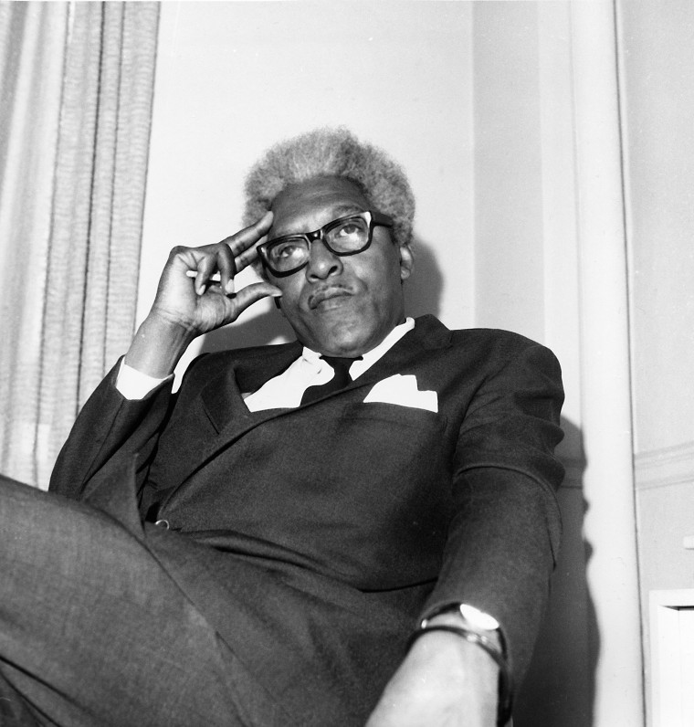 Image: Civil rights leader Bayard Rustin is shown in his Park Avenue South office in New York City, April 1969.