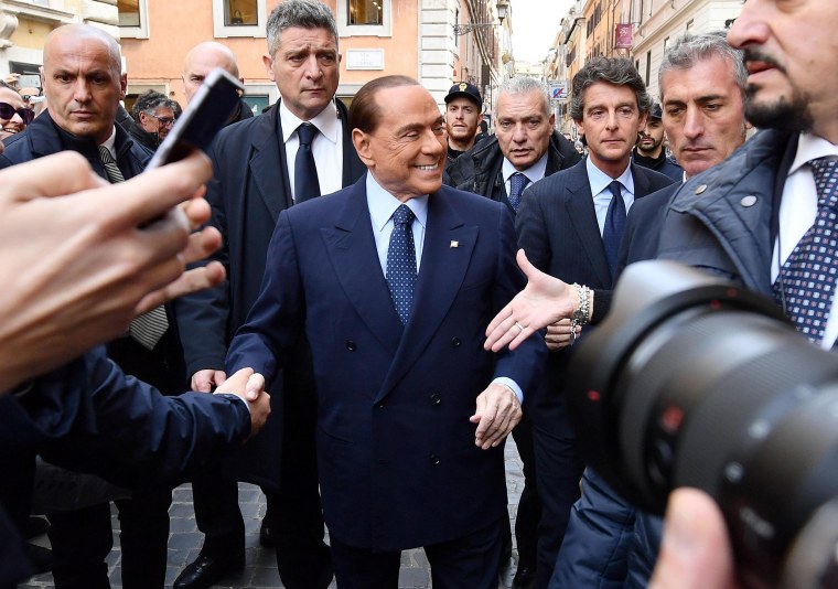 Image: Silvio Berlusconi's comeback is welcomed by many Italians.