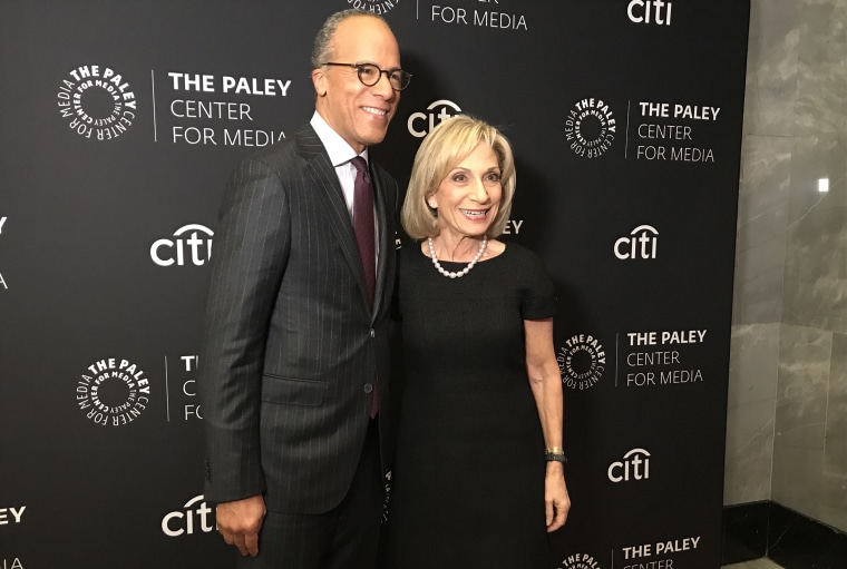 Image: Lester Holt and Andrea Mitchell