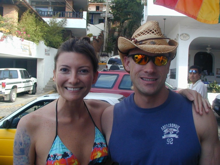 Melissa and Donald Zarda on vacation in Mexico.