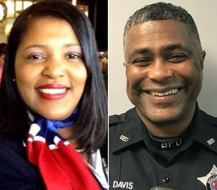 Image: Diva Jeneen Davis and James Davis Sr., parents of James Davis Jr.