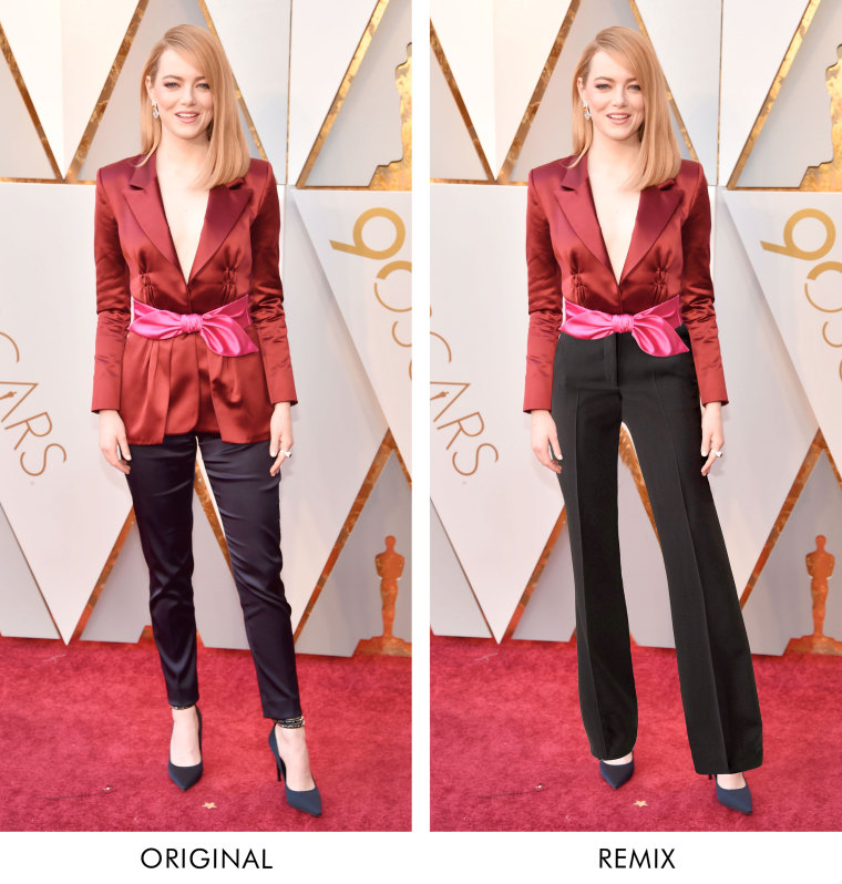 Emma Stone Rocks Chic Pantsuit at Oscars 2018!