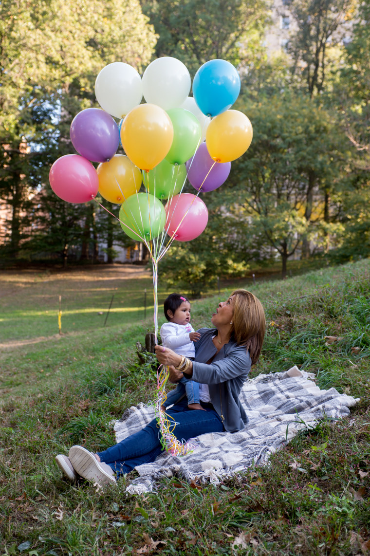 Hoda used to write to Haley in her journal, scribbling "I've loved you since forever" because she knew "you were out there somewhere."