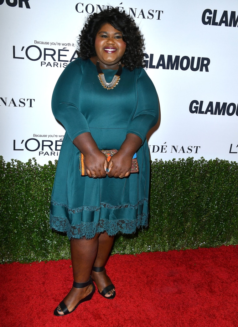 Gabourey Sidibe at the Glamour Women Of The Year 2016