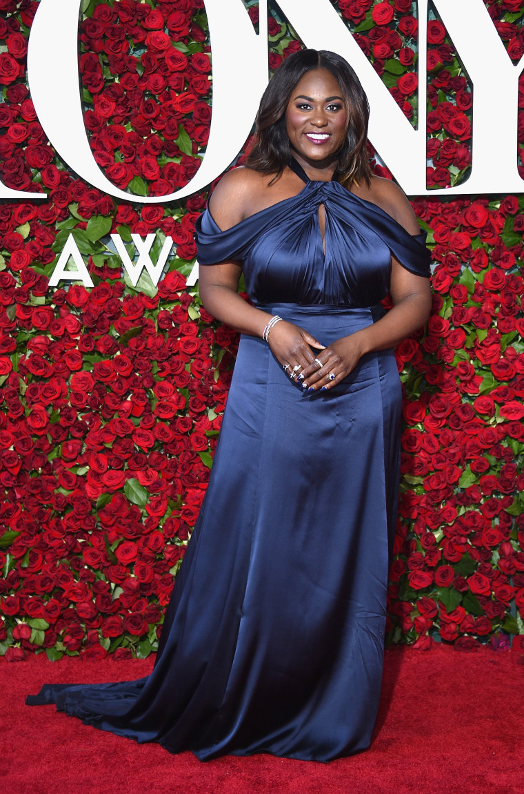 Danielle Brooks arrives at the 70th Annual Tony Awards