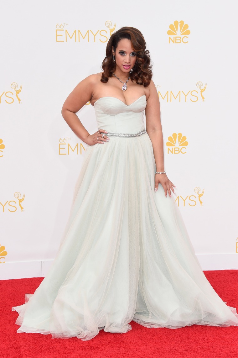 Dascha Polanco at the 2014 Emmy Awards