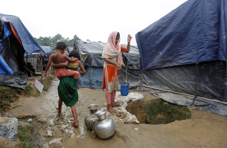 Image: A Rohingya refugee girl 