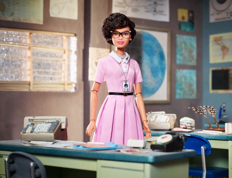 Image: Barbie released a doll of Katherine Johnson