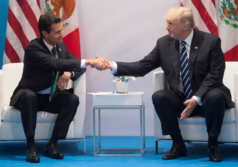 Image: Donald Trump and Enrique Pena Nieto