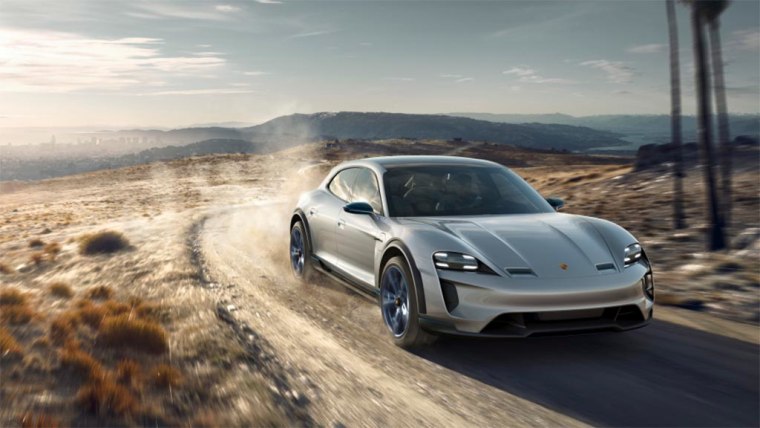 The Porsche Mission E Cross Turismo makes 600 hp.