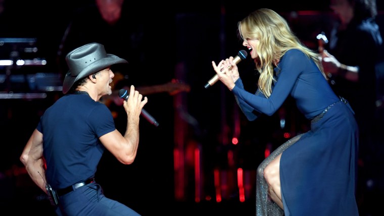 Tim McGraw And Faith Hill Perform At Staples Center