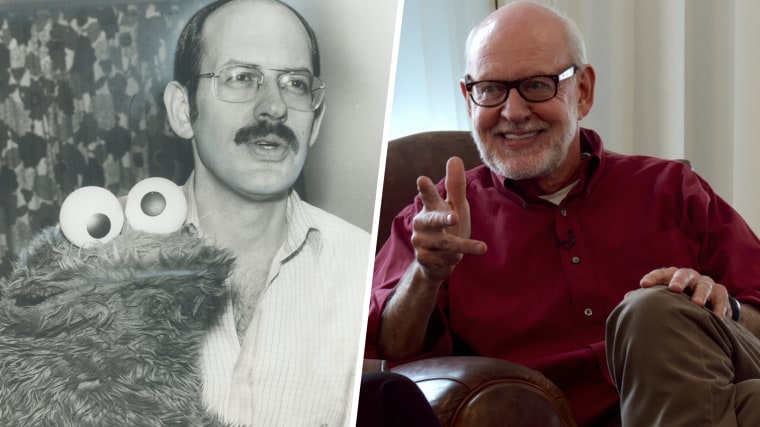 The cookie Monster and his companion; Frank Oz; yesterday talked with Star staff writer Sid Adilman / Muppets Talking