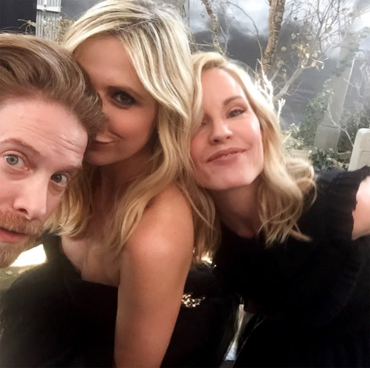 Sara Michelle Gellar, Seth Green and Emma Caufield