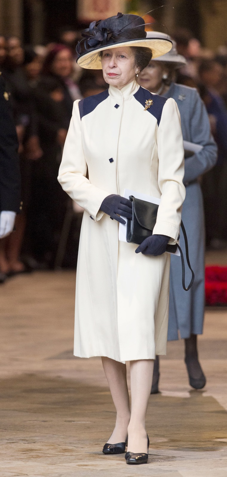 Princess Anne wears the same coat she wore decades earlier