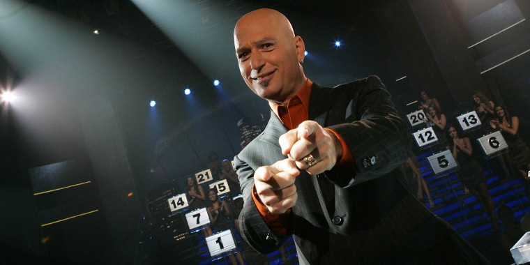 Photo of Howie Mandel, host of Deal or No Deal. Weekend Cover story about people who go to televisi