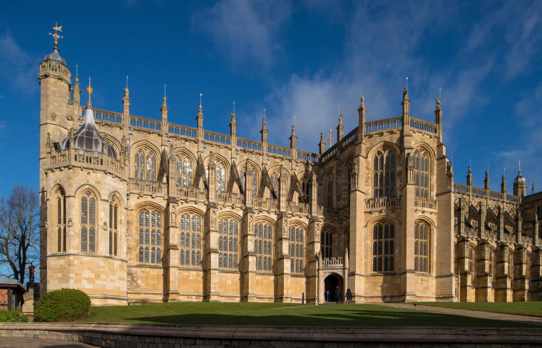 Image of Windsor Castle's St. George Castle, where Meghan Markle and Prince Harry will get married.