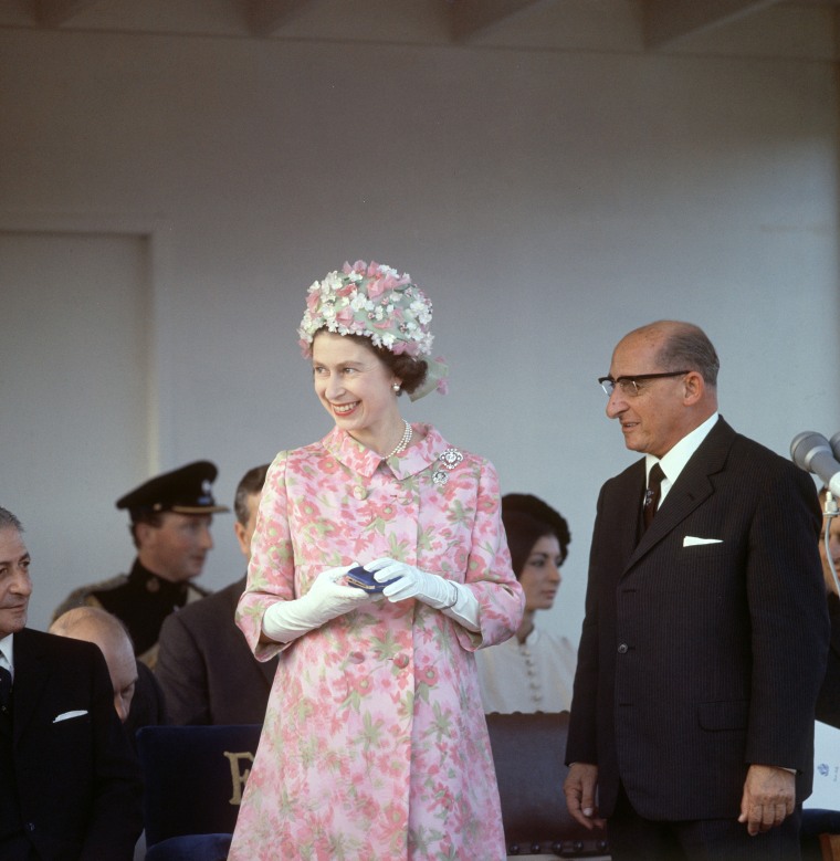 Queen Elizabeth in Malta in 1967.