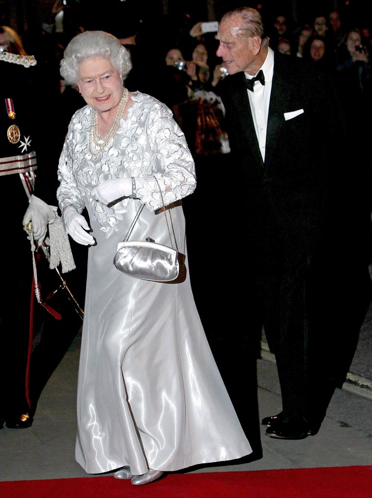 Queen Elizabeth and Prince Philip, Duke of Edinburgh attend a gala performance of 'Our Extraordinary World' at The Royal Opera House on October 30, 2012 in London.
