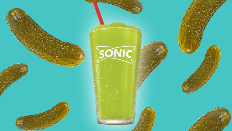 Sonic's pickle juice slush