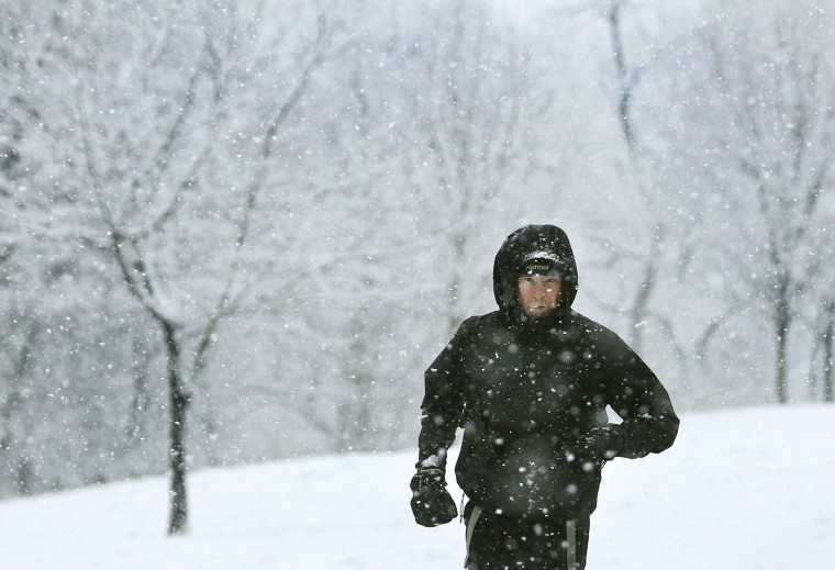 Image: Snow in Roanoke, Virginia