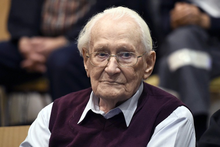 Image: 'Bookkeeper of Auschwitz' Oskar Groening has died