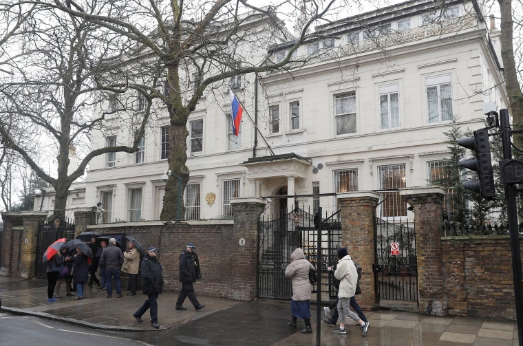Image: Russian embassy in London