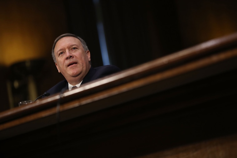 Image: Senate Committee Holds Confirmation Hearing For Rep. Mike Pompeo To Become Director Of C.I.A.