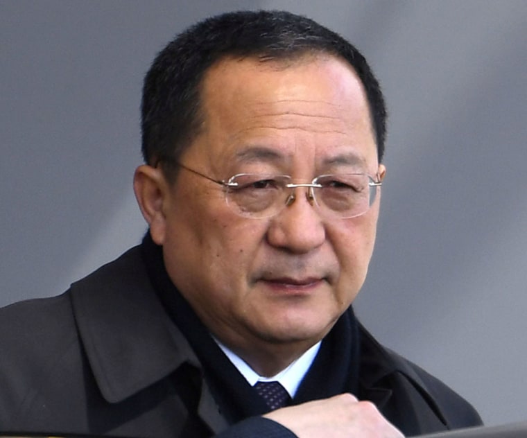 Image: North Korean Foreign Minister Ri Yong Ho