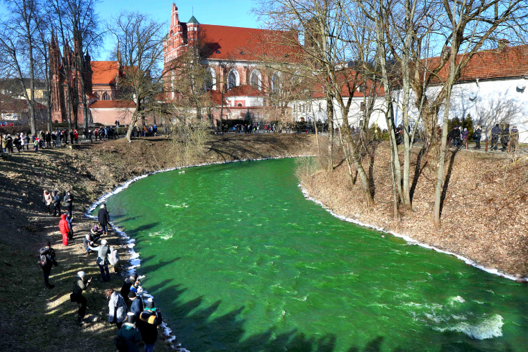 Image: LITHUANIA-IRELAND-STPATRICKS