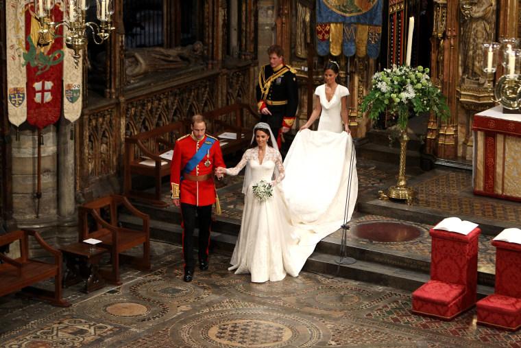 Royal Wedding - The Wedding Ceremony Takes Place Inside Westminster Abbey