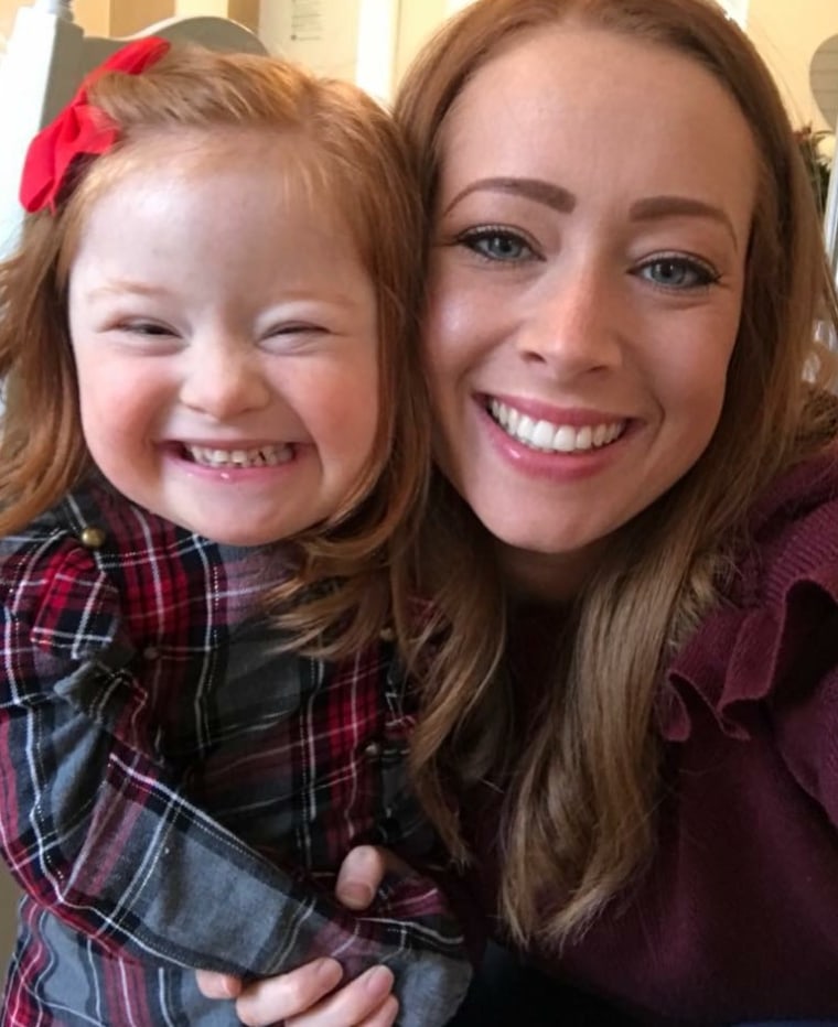 Tara Brookes with her 4-year-old daughter, Savannah.