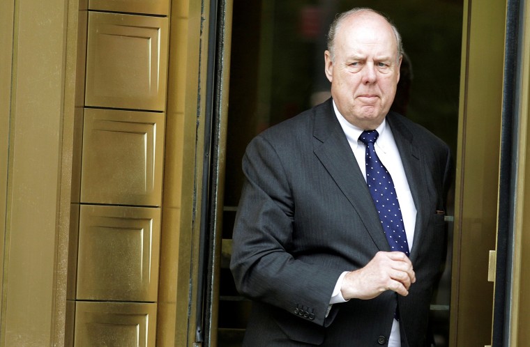 Image: Lawyer John Dowd exits Manhattan Federal Court in New York