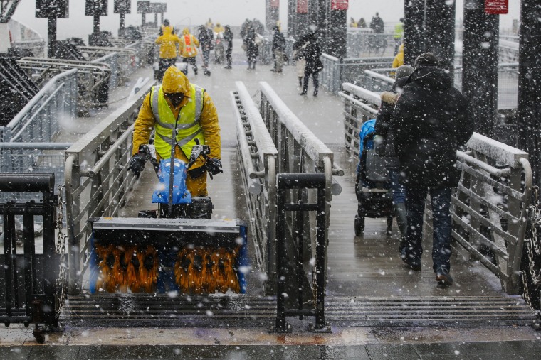 Image: Storm Brings Snow, Sleet, And High Winds To Mid Atlantic Region On Second Day Of Spring