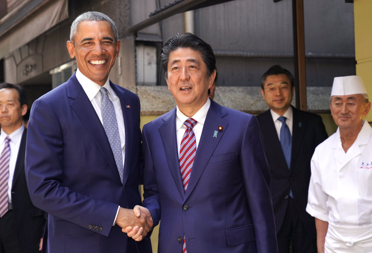 Image: Former President Barack Obama visits Japan