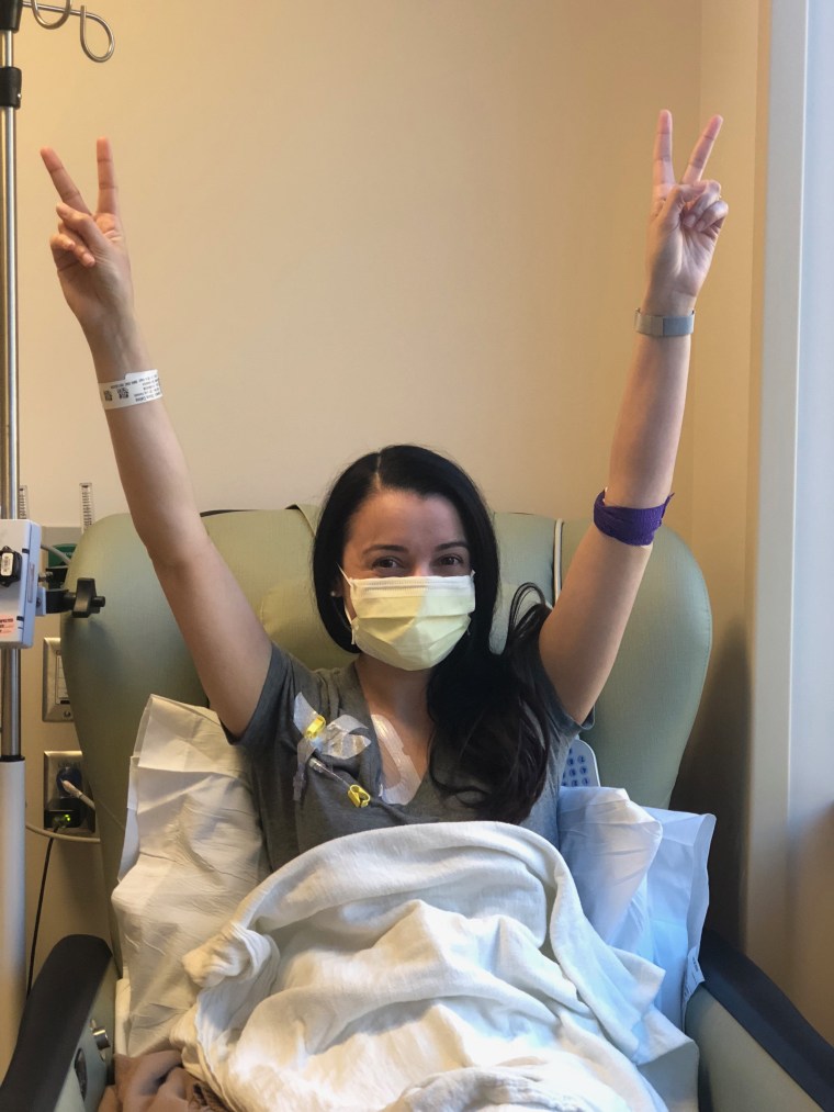 Diana Zepeda completed six months of chemotherapy for stage 4 colon cancer. She remains hopeful that she will remain in remission.