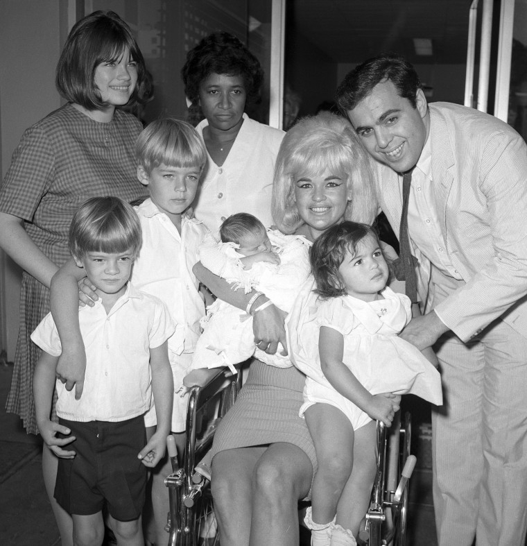 Portrait of Performer Jayne Mansfield With Her Immediate Family