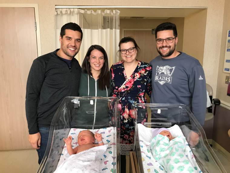 Twin brothers welcome babies on same day