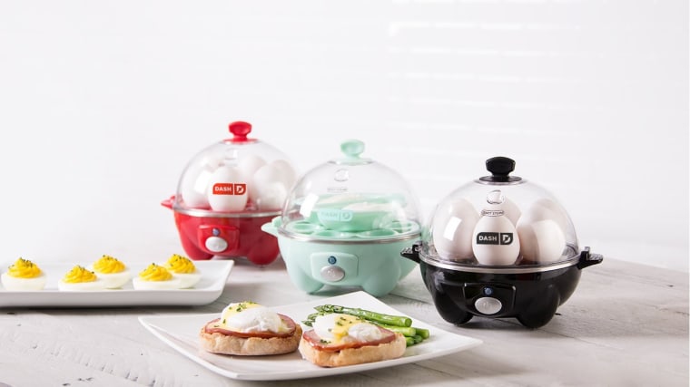 Rapid Dash Egg Cookers With Deviled eggs