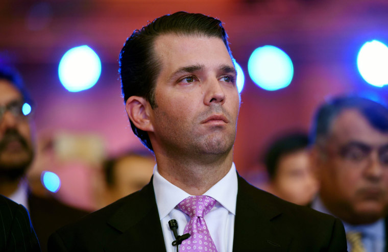 Image: Donald Trump Jr. attends the Global Business Summit in New Delhi