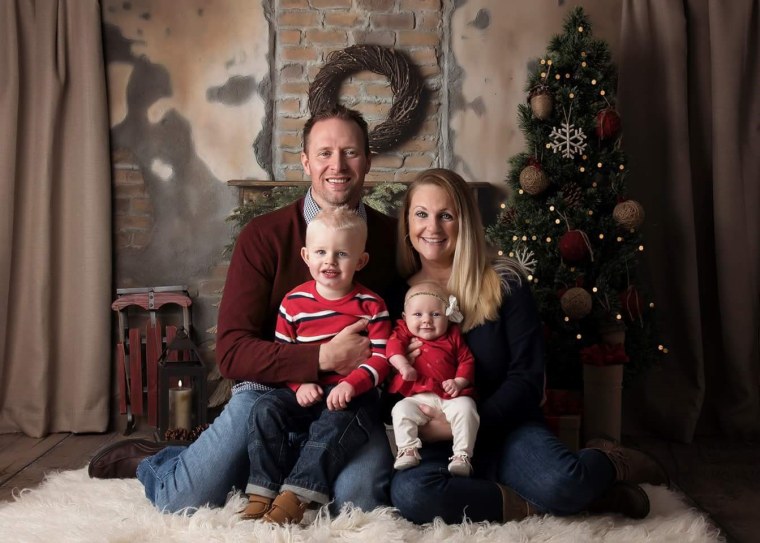 Image: Wendy and Rick Penniman and their children Beau and Molly Kate