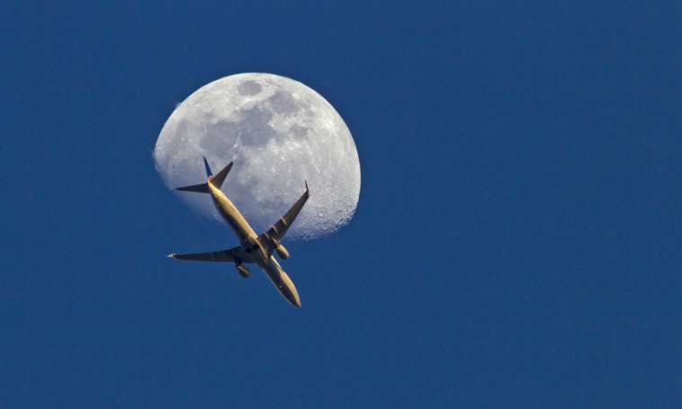 Image: Airplane Moon