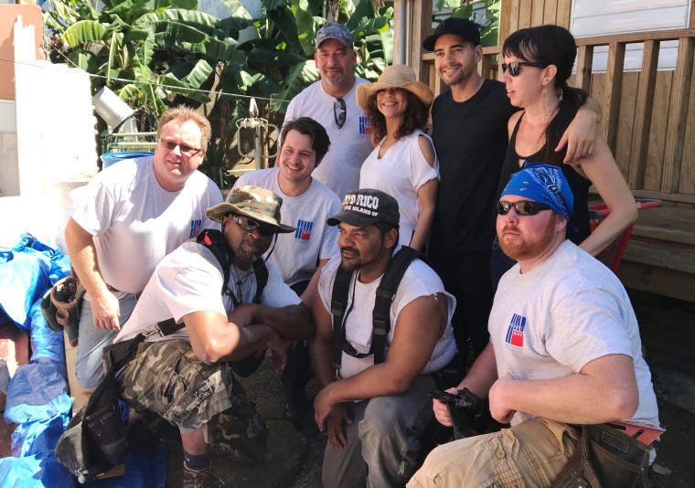 Image: Rosie Perez and Ramon Rodriguez visit Puerto Rico to launch their the carpentry pilot program