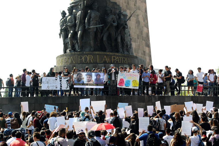 Image: MEXICO-MISSING-STUDENTS-PROTEST