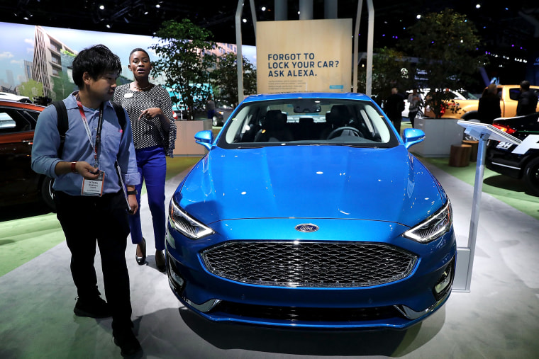 Image: Automobile Manufacturers  Debut Latest Models At The New York International Auto Show