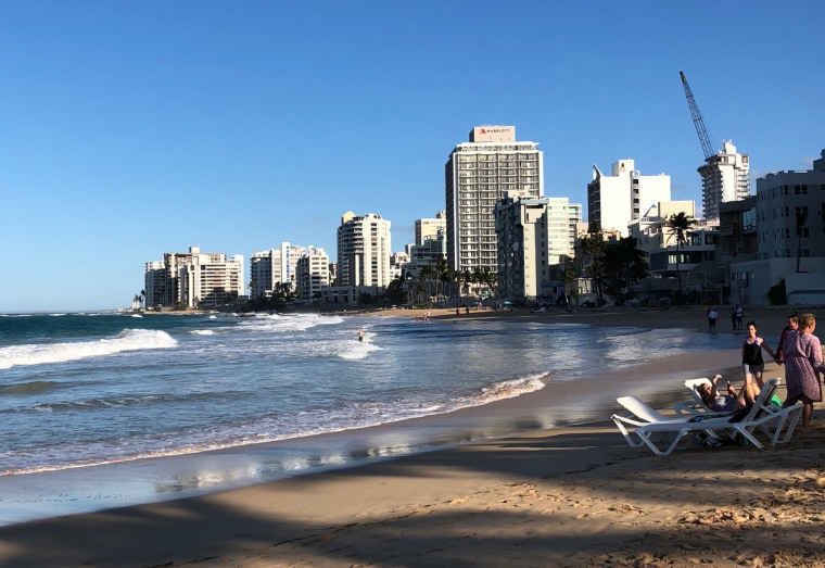 Image: A beach in San Juan