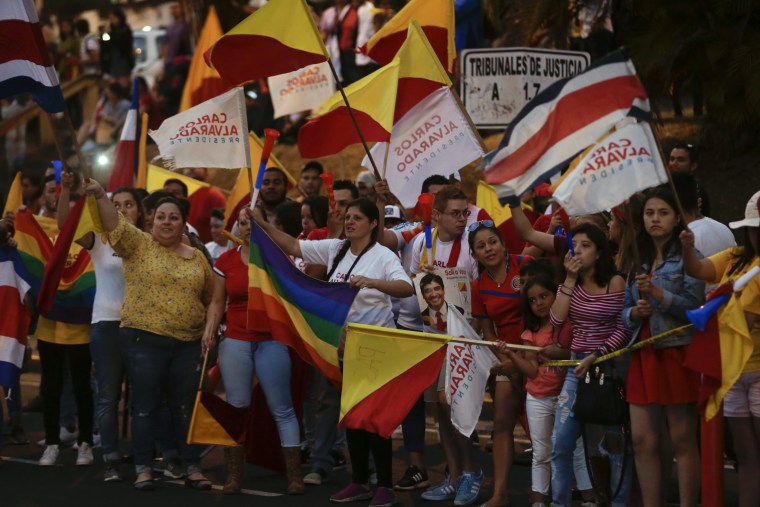 Image: Celebrations after Costa Rican election